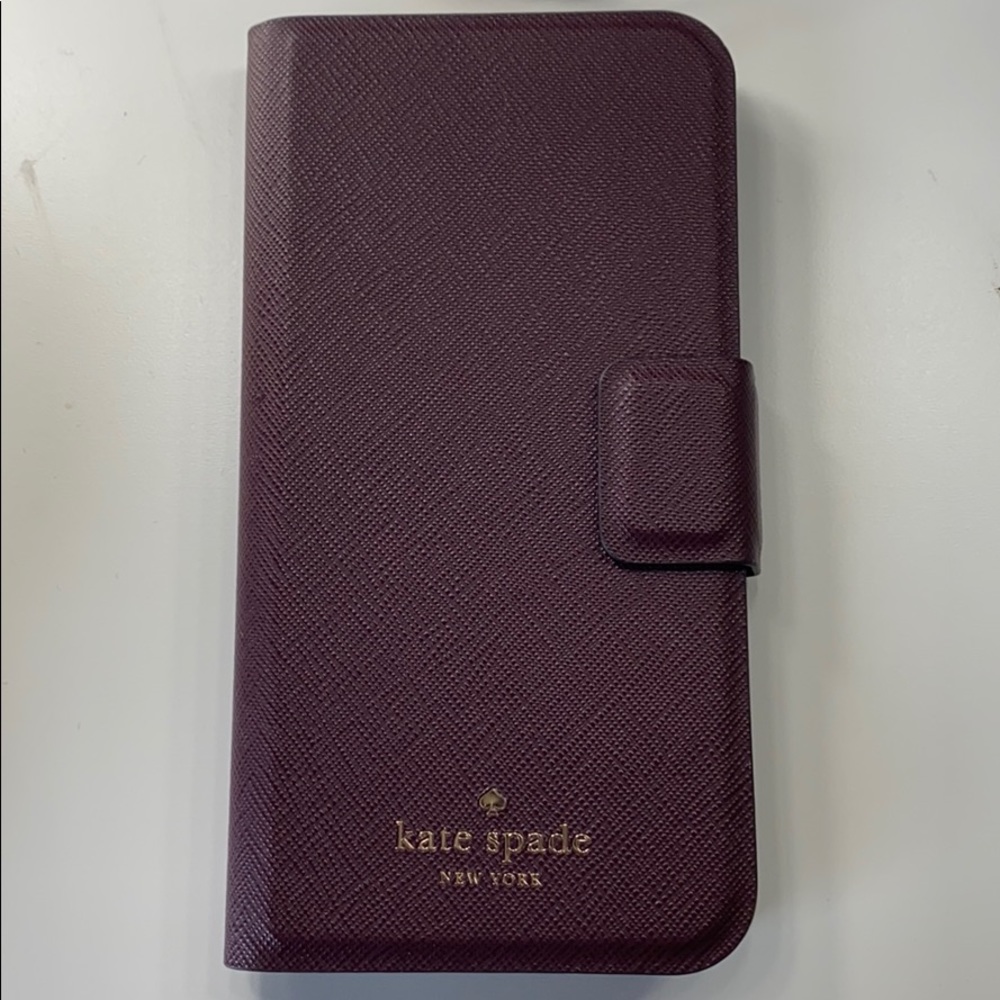 Kate Spade Burgundy Wallet IPhone X Case